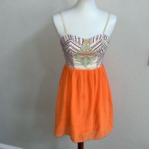 Anthropologie Flying Tomato dress boho coastal cowgirl XS